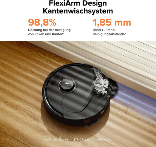 Roborock Qrevo Pro Set, 7000 Pa, FlexiArm™, 60 °C Moppreinigungf