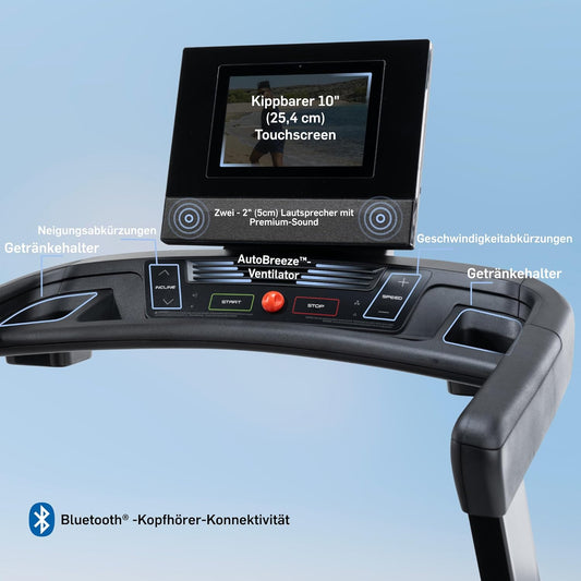 NordicTrack T-Serie: Laufband für Zuhause mit Steigung, Bluetooth & hoher Tragkraftl