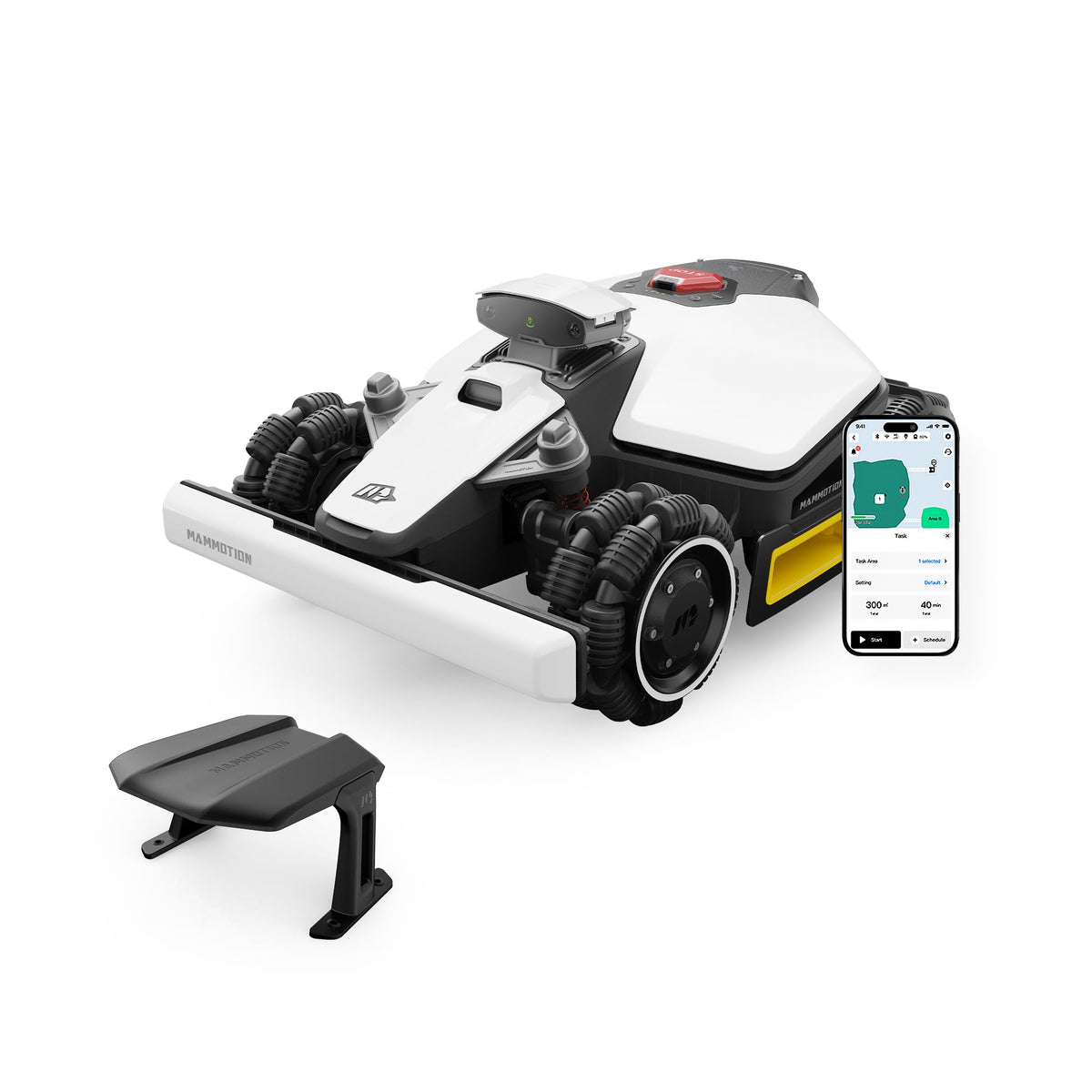 MAMMOTION LUBA mini AWD 1500 Mähroboter 1500 m², NetRTK+Vision, ohne Kabel, 80 % Steigungf