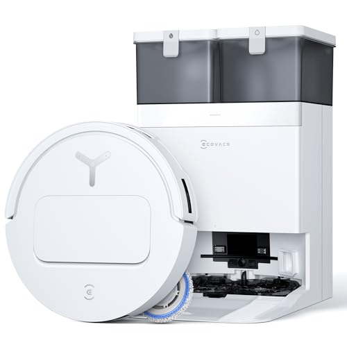 ECOVACS DEEBOT T50 Omni Saugroboter: 15.000 Pa, Heisswasser-Wischfunktion mit All-in-One Stationd