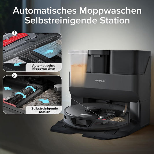 Roborock S7 Max Ultra, 5500 Pa, Selbstreinigung & App-Steuerungf