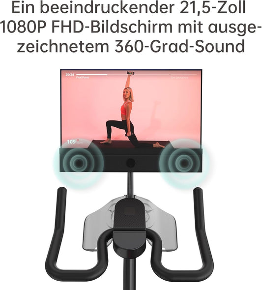 YESOUL G1M Plus: Leises Indoor‑Bike mit 21,5″ FHD‑Displayl