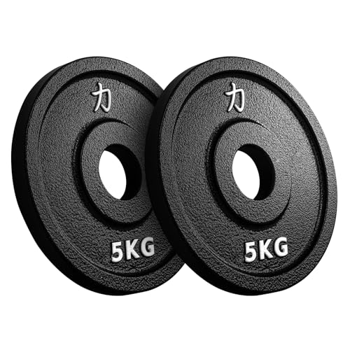 Strength Shop Gusseisen Hantelscheiben: Robuste 50mm Gewichtsscheiben für Langhantell