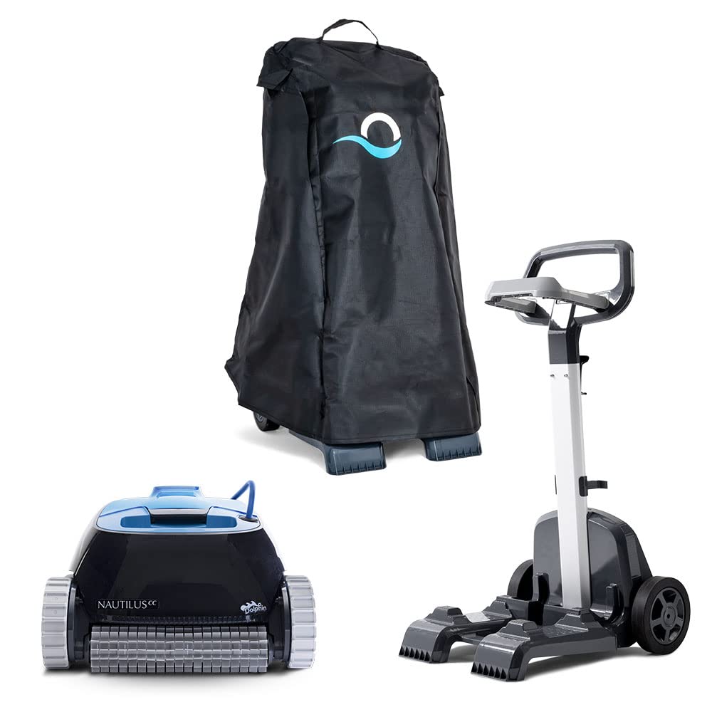 Dolphin Nautilus CC Poolroboter mit Kabel, Boden- und Wandreinigung, energiesparend, für Einbaupools bis 10 mf