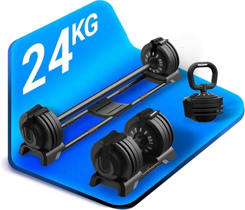 NEOLYMP Verstellbare Kurzhantel 2–40 kg mit Schnellverstellung, Einzelstückl