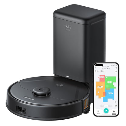 Eufy Omni C20, 7.000Pa, All-in-One-Station, Auto-Entleerung & -Reinigung, 8,5 cm, mit Wischfunktionf