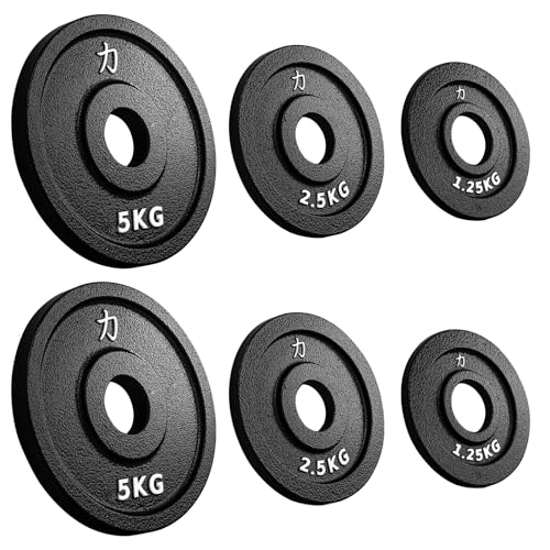 Strength Shop Gusseisen Hantelscheiben: Robuste 50mm Gewichtsscheiben für Langhantell