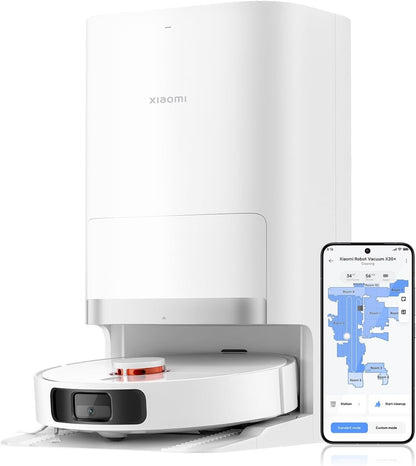 Xiaomi X20 Max, 8,000Pa, Dual Mop, Heißwasser, 75 Tage Staub, 5200mAhf