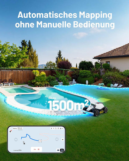 MAMMOTION LUBA mini AWD 800, 800m², Ohne Kabel, NetRTK+Vision, 4G, 80% Steigungf