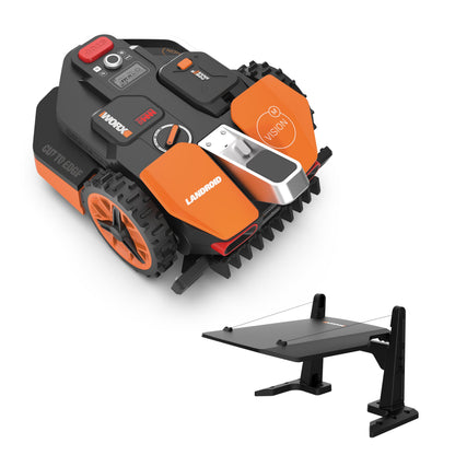 WORX Vision M800 Mähroboter 800 m² ohne Kabel, KI & Igelschutzf
