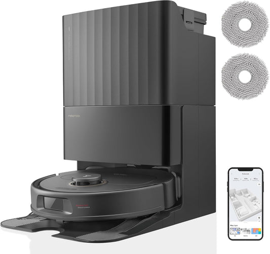 Roborock Qrevo Pro Set, 7000 Pa, FlexiArm™, 60 °C Moppreinigungf