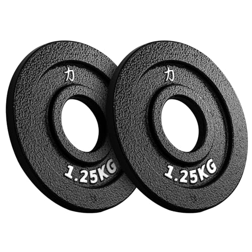 Strength Shop Gusseisen Hantelscheiben: Robuste 50mm Gewichtsscheiben für Langhantell
