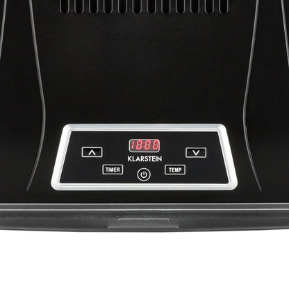 Klarstein Dörrautomat, Dörrgerät, Food Dehydrator, Dörrautomat aus Metall, Dehydrator Food Dryer, 9 Ablagen, 700 Watt, Touch-Display, Timer, Edelstahlheizelement, HotAir Circulation System, Schwarzw