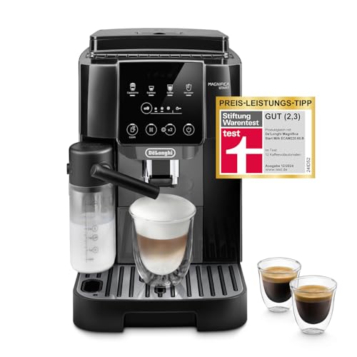 De'Longhi Magnifica Start ECAM222.60.BG Kaffeevollautomat, LatteCrema Milchsystem, Soft-Touch Bedienfeld, x2-Funktiond