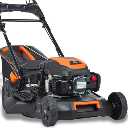 FUXTEC FX-RM5196eSPRO 4in1 Benzinmäher, E-Start & Antrieb, 51 cm Schnittf