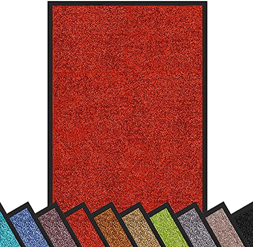 etm Robuste Schmutzfangmatte, Waschbar, Rutschfest, Hohe Reinigungswirkung für Zuhause & Gewerbed