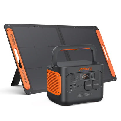 Jackery 1000 V2 Powerstation 1070Wh, 1500W, mit 200W Solarpanel & Schnellladungf