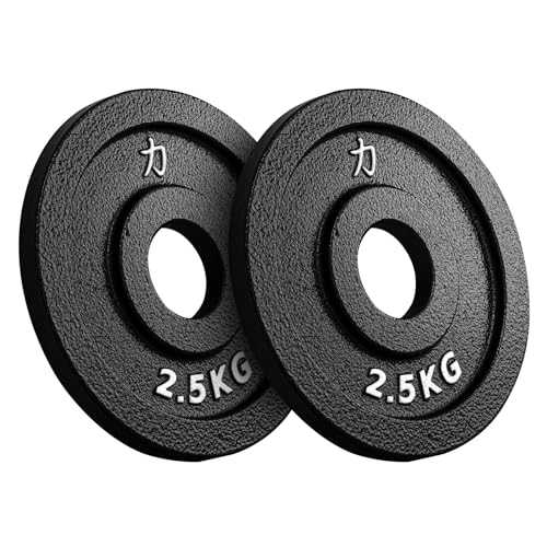 Strength Shop Gusseisen Hantelscheiben: Robuste 50mm Gewichtsscheiben für Langhantell