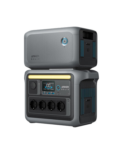 Anker SOLIX C1000 Powerstation 1056Wh, 1800W, mit Tasche & 4 AC-Steckdosenf
