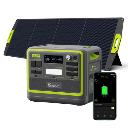 FOSSIBOT F2400 Solargenerator 2048Wh, 2400W (4800W Peak), AC-Ausgängef