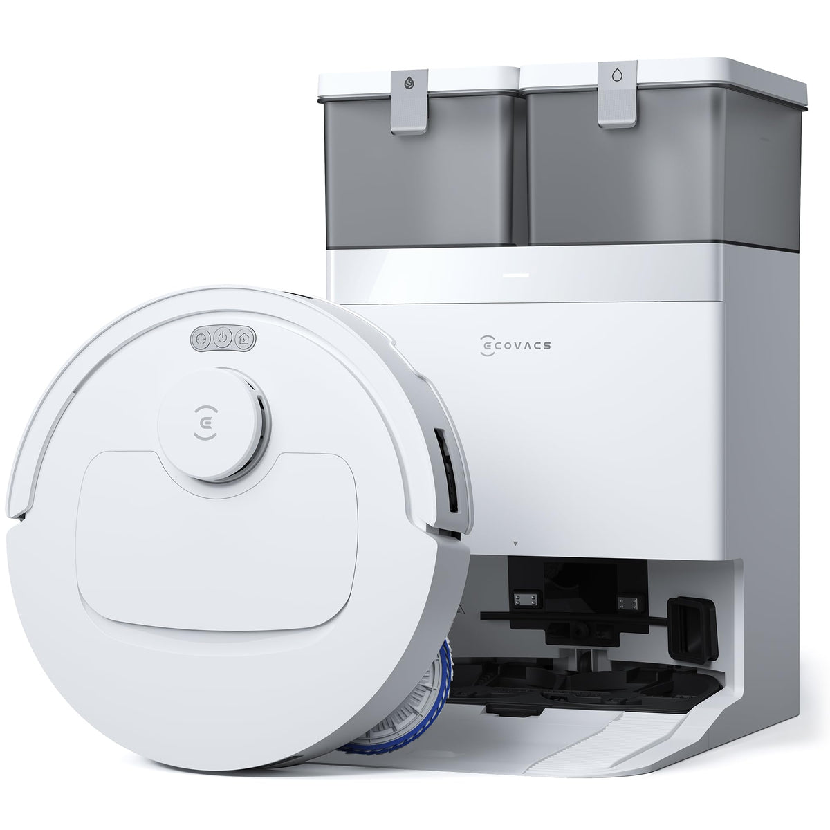 Deebot T30S Pro, 11,000Pa, Heißwasser-Wischung, ZeroTangle, TruEdge™, KI-Navigationf