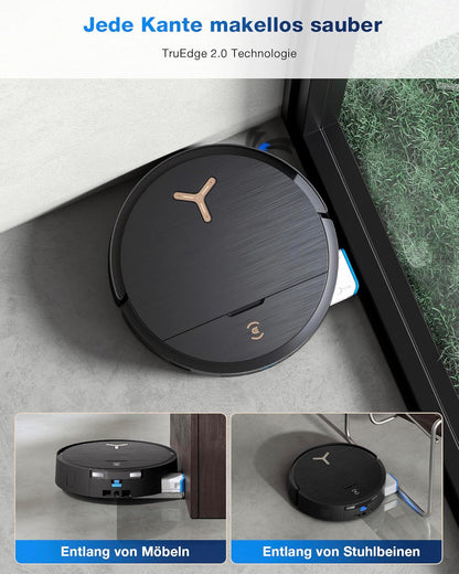 ECOVACS X9 PRO Omni, 16.600Pa, OZMO Roller, ZeroTangle 3.0, Heißwasser-Wischung, TruEdge 2.0, YIKO-GPTf