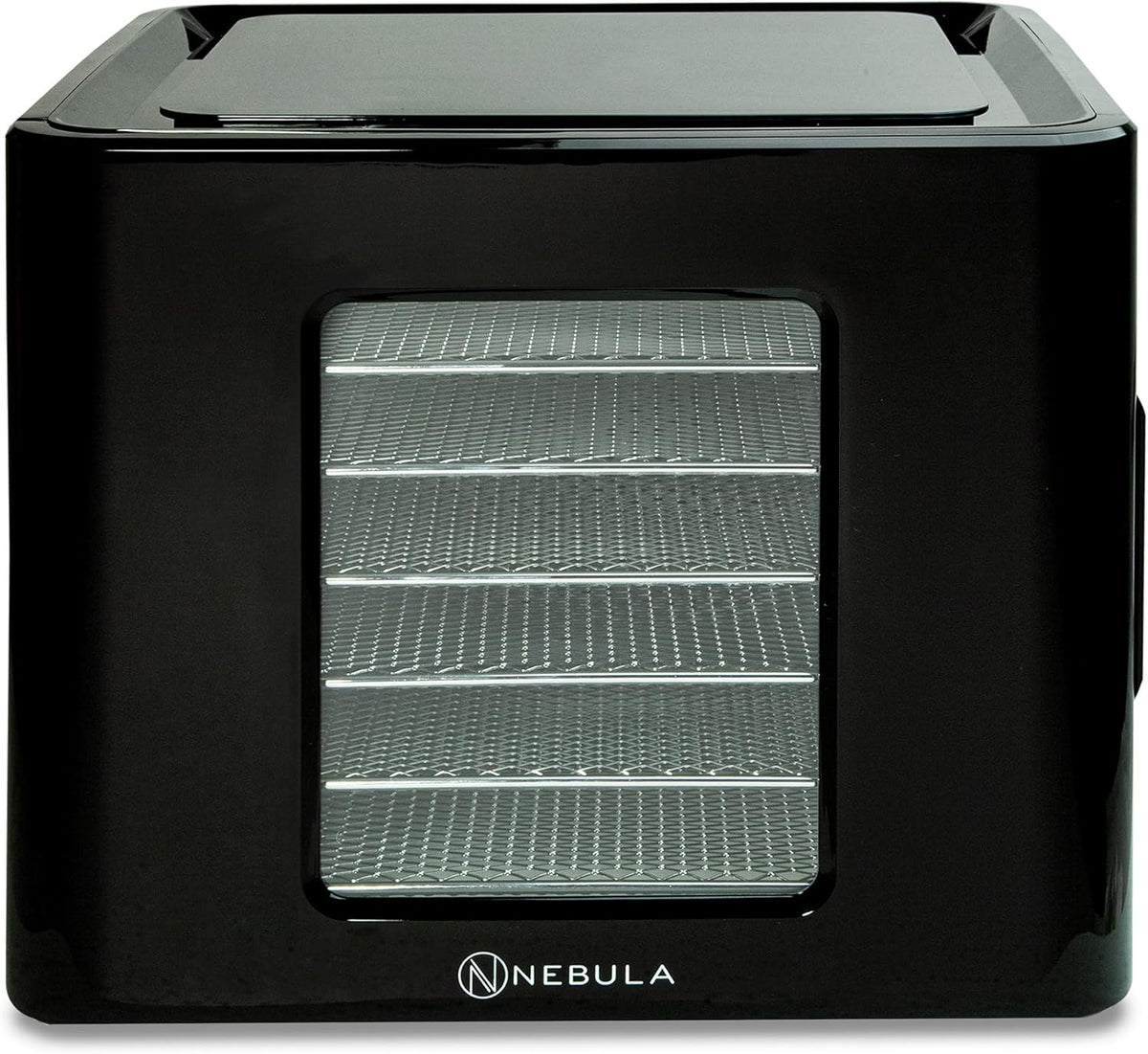 Nebula Lebensmittel Dörrgerät Mit 6 Edelstahlschalen | LED-Touch-Control-Design, Einstellbare Digitale Temperatur 35-70 °C & 48-Stunden-Timer | 400W | Dörrgerät Für Obst, Gemüse, Fleisch Und Mehrw