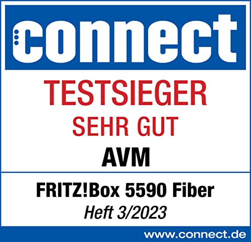 FRITZ!Box 5590 Fiber – Glasfaser-Router mit Wi-Fi 6, Mesh & 2.5-Gigabit-LANw