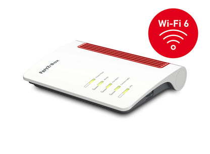 FRITZ!Box 5530 Fiber – Glasfaser-Router mit Wi-Fi 6 & 2.5-Gigabit-LANw