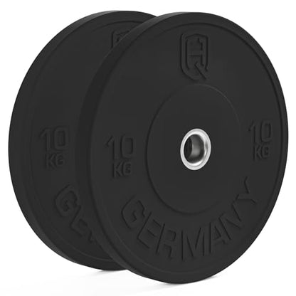 HQ Germany 50mm Vollgummi Bumper Plates - Gewichtsscheiben Set für Trainingl