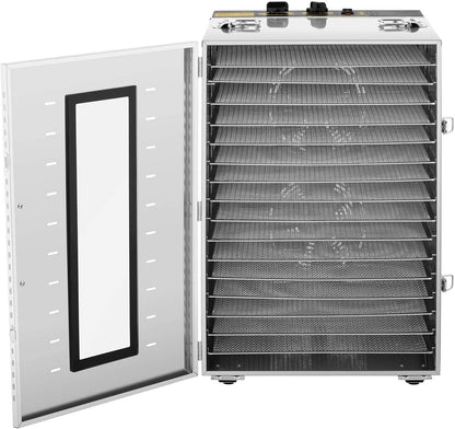 Royal Catering RCDA-1350/100S Dehydrator Fruit Dryer Dehydrator 1,500 W 16 Levelsw
