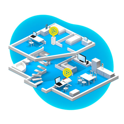 FRITZ!Powerline 1260/1220 Set – WLAN & 1.200 MBit/s für Streaming & NASw