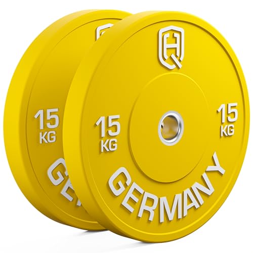 HQ Germany Premium Bumper Plates: 50mm Hantelscheiben Setl