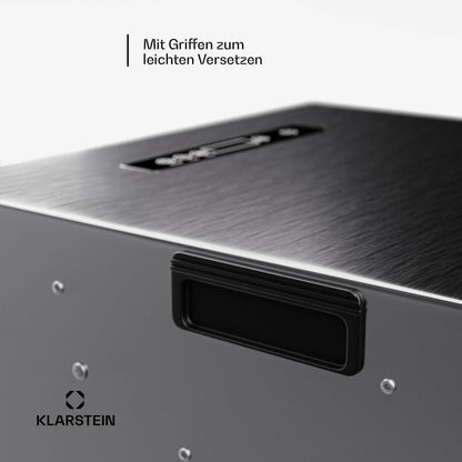 Klarstein Dörrgerät, Dörrautomat für Gemüse, Obst, Pilze & Fleisch, 1500W Edelstahl-Dörrautomat, Trockenautomat mit 16 Metallgitter, Dörrgerät mit 24H Timer & Touch-Display, Food Dehydratorw
