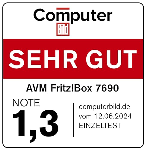 FRITZ!Box 7690 – Wi-Fi 7 DSL-Router mit Supervectoring, Mesh & DECT-Basisw