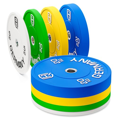 HQ Germany Premium Bumper Plates: 50mm Hantelscheiben Setl