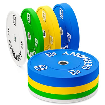 HQ Germany Premium Bumper Plates: 50mm Hantelscheiben Setl