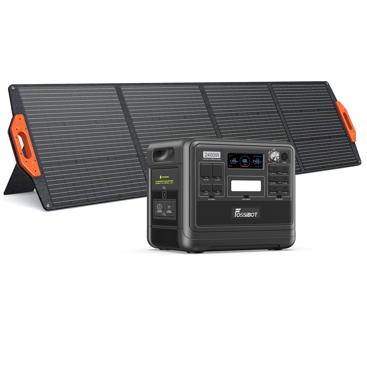 FOSSIBOT F2400 Solargenerator 2048Wh, 2400W (4800W Peak), AC-Ausgängef