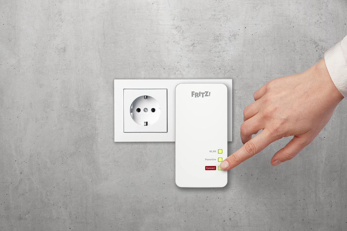 FRITZ!Powerline 1260/1220 Set – WLAN & 1.200 MBit/s für Streaming & NASw