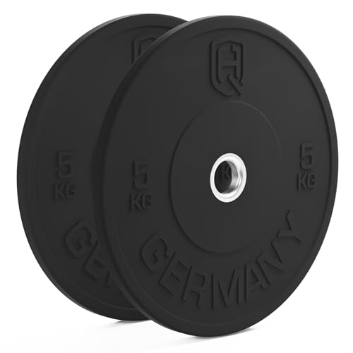 HQ Germany 50mm Vollgummi Bumper Plates - Gewichtsscheiben Set für Trainingl
