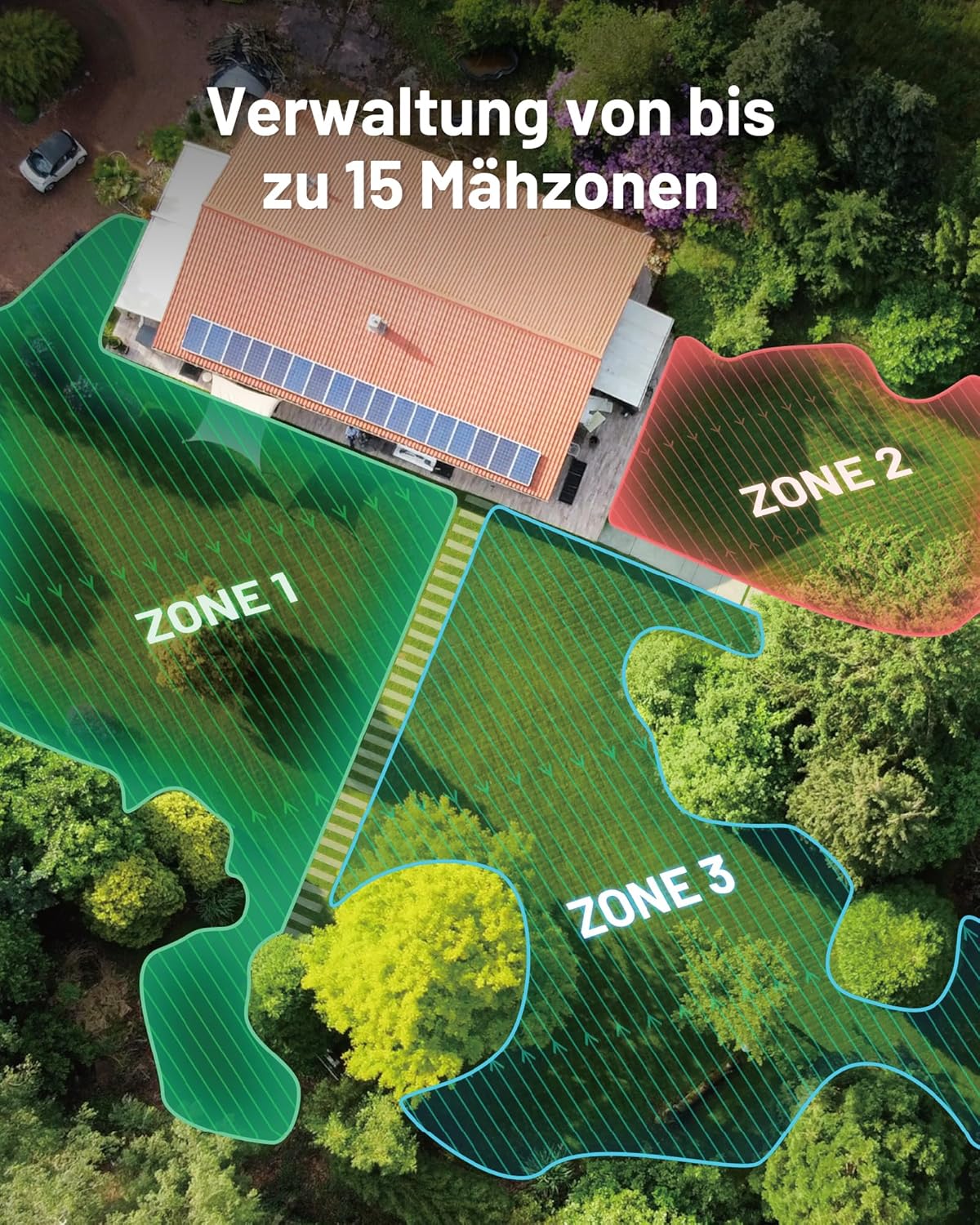 MAMMOTION LUBA mini AWD 1500 Mähroboter 1500 m², NetRTK+Vision, ohne Kabel, 80 % Steigungf