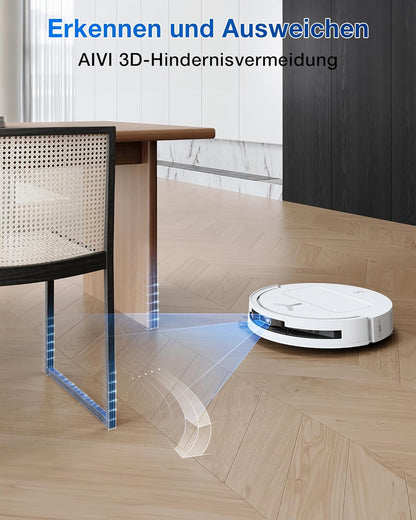 ECOVACS DEEBOT T50 Omni Saugroboter: 15.000 Pa, Heisswasser-Wischfunktion mit All-in-One Stationd
