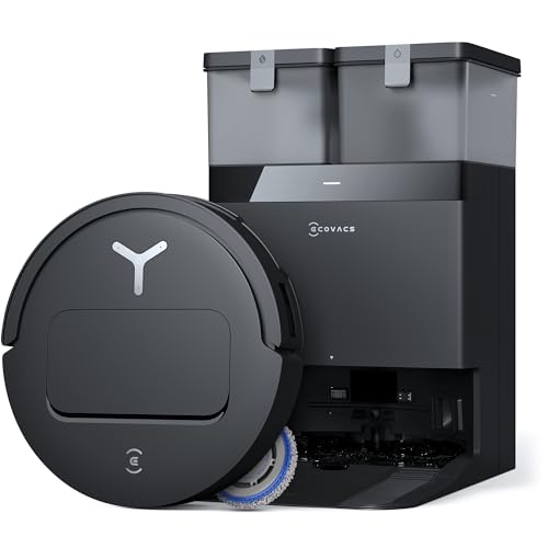 ECOVACS DEEBOT T50 Omni Saugroboter: 15.000 Pa, Heisswasser-Wischfunktion mit All-in-One Stationd